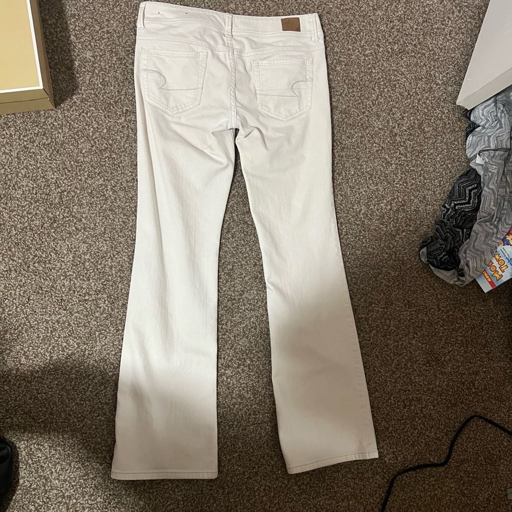 American Eagle White Artist Jeans Size 6